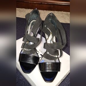 BCBG Paris Black Patent PL-Majorx Heels